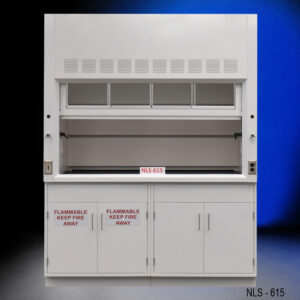 6' Fisher American Fume Hood w/ Flammable & General Storage Cabinets
