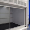 Inside view of 6' x 4' Fisher American Fume Hood with General Storage Cabinets