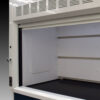 Inside view of 10' Fisher American Fume Hood with Flammable & Acid Storage Cabinets