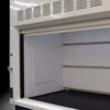 Inside view of 10' Fisher American Fume Hood that comes with Blue Storage Cabinets