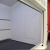 Inside view of 8' Fisher American Fume Hood with Flammable & General Storage Cabinets (NLS-803)