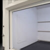 Inside view of 8' Fisher American Fume Hood w/ Acid & General Storage Cabinets (NLS-805)