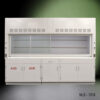 10' x 48" Fisher American Fume Hood with General and Acid Storage Cabinets (NLS-1019)