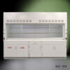 10' x 48" Fisher American Fume Hood with General & Acid Storage Cabinets (NLS-1019)