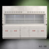 10 foot x 48 inch Fisher American Fume Hood with Acid Storage Cabinets (NLS-1020)