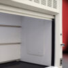 Inside view of 10' x 48" Fisher American Fume Hood w/ General and Flammable Storage Cabinets (NLS-1022)