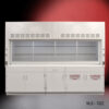 10 foot x 48 inch Fisher American Fume Hood with General & Flammable Storage Cabinets (NLS-1022)