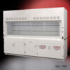 10 foot x 48 inch Fisher American Fume Hood w/ General & Flammable Storage Cabinets (NLS-1022)