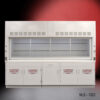 10 foot x 48 inch Fisher American Fume Hood w/ Flammable Storage Cabinets (NLS-1023)