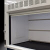 Inside view of 10' x 48" Fisher American Fume Hood w/ Blue General Storage Cabinets (NLS-1024)