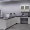 10’ x 11’ x 6’ “L” Cabinet Group Including 10’ x 4’ Peninsula (Island), Wall Cabinet and 3’ Fume Hood with Flammable Storage Cabinet